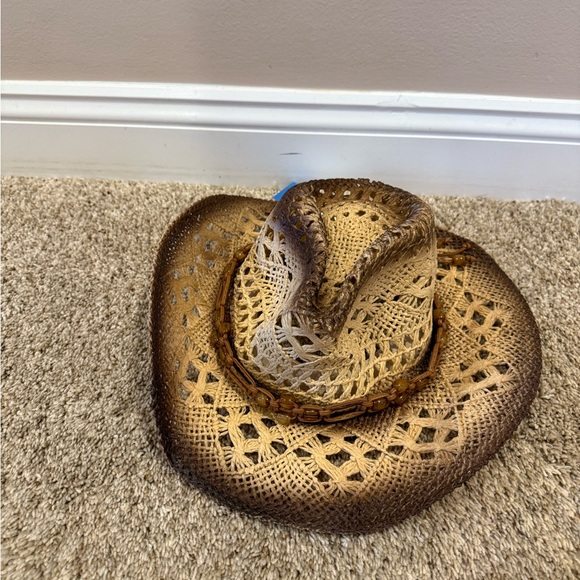 Stylish Woven Cowboy Hat - Picture 5 of 6